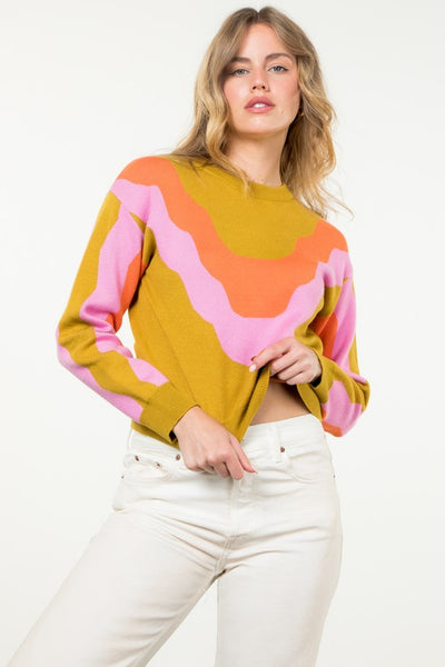 Multi Color Knit Sweater