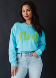 Blue Noel Sweatshirt