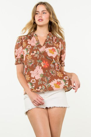 Floral Print Top