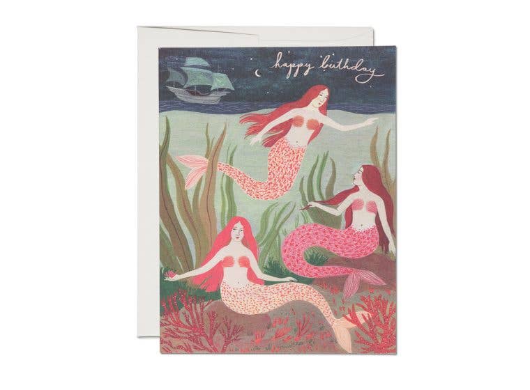 Mermaids birthday greeting card – Circa Boutique + Gifts