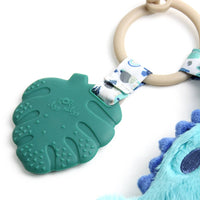 Itzy Pal™ Plush + Teether: Rainbow