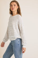 ROUND NECK LONG SLEEVE TOP