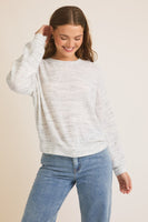 ROUND NECK LONG SLEEVE TOP