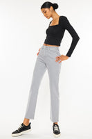 ULTRA HIGH RISE 90'S STRAIGHT JEANS-KC7446GR