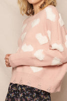 Heart Cloud Pullover Sweater