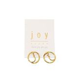 Unraveled Circle Stud Earring