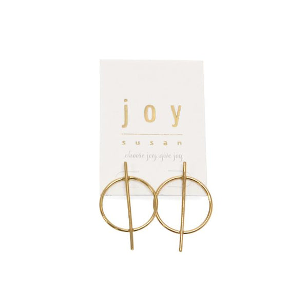 Circle + Bar Earrings