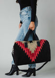 Black, Green & Red Aztec Duffel