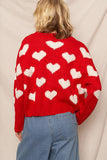 Heart Cloud Pullover Sweater