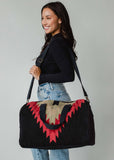 Black, Green & Red Aztec Duffel