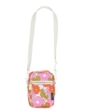 88620: Crossbody Mini Brick Bag | Recycled RPET | Floral Red