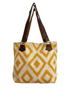 Blockprint Diamond Shoulder Bag : Yellow