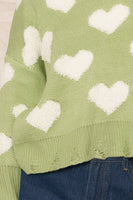 Heart Cloud Pullover Sweater