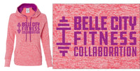 Belle City hoodie FIRE CORAL