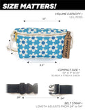 83851: Fanny Pack | Small Ultra-Slim | Recycled RPET | Daisy