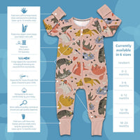 Marine Life, Purple Baby Pajamas: 3-6 Months