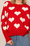 Heart Cloud Pullover Sweater