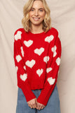 Heart Cloud Pullover Sweater