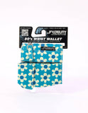 80608: Wrist Wallet Wrap | Weecycled rPET | Blue Daisy