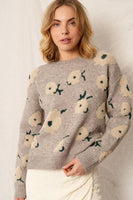 Flower Cloud Pullover Sweater