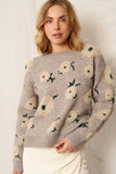 Flower Cloud Pullover Sweater