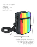 88359: Crossbody Sidekick | Sling Bag | Black Rainbow