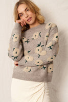 Flower Cloud Pullover Sweater