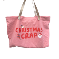 Christmas Crap (Large Tote, Oversized Tote, Funny)