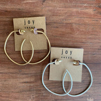 Irregular Hoop with Post Earring